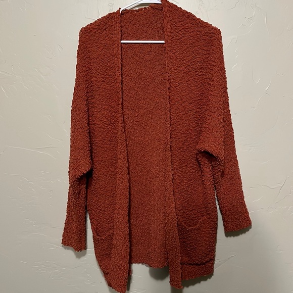 Comfortable Brick Red Sweater - Picture 1 of 3